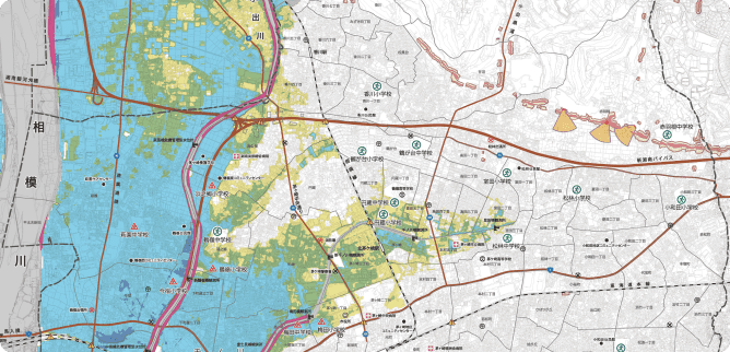藤沢ハザードマップ