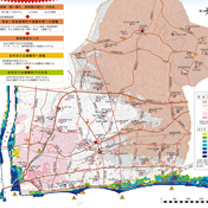茅ヶ崎市津波ハザードマップ
